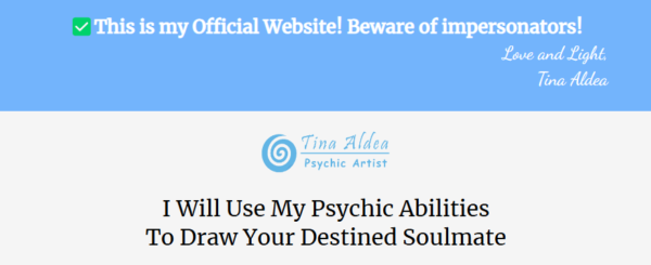 Tina Psychic Website