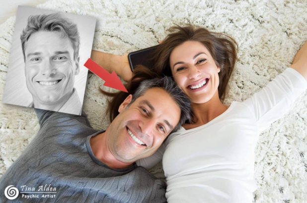 Image of happy couple from Tina Psychic website.